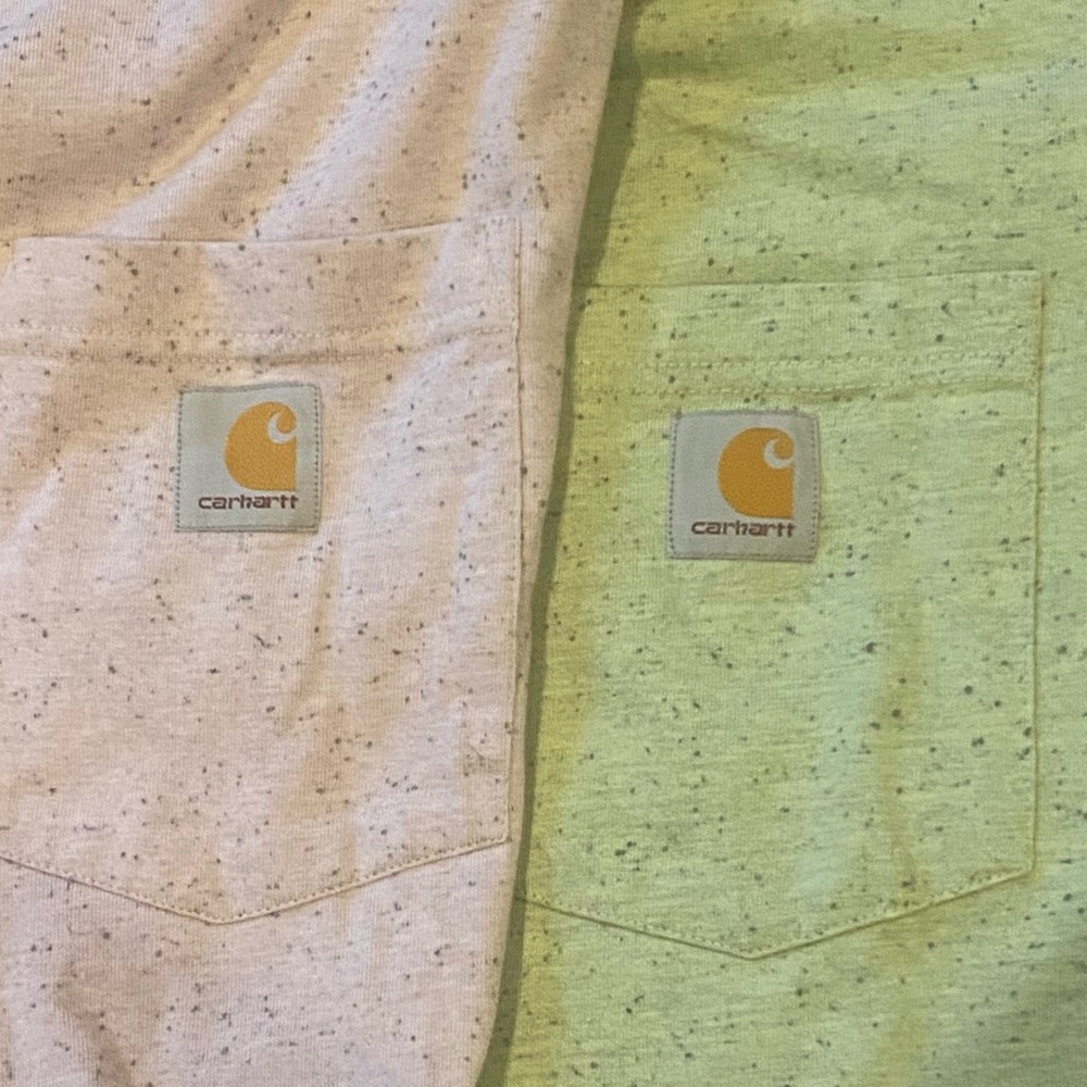 Two Carhartt Large Tshirts